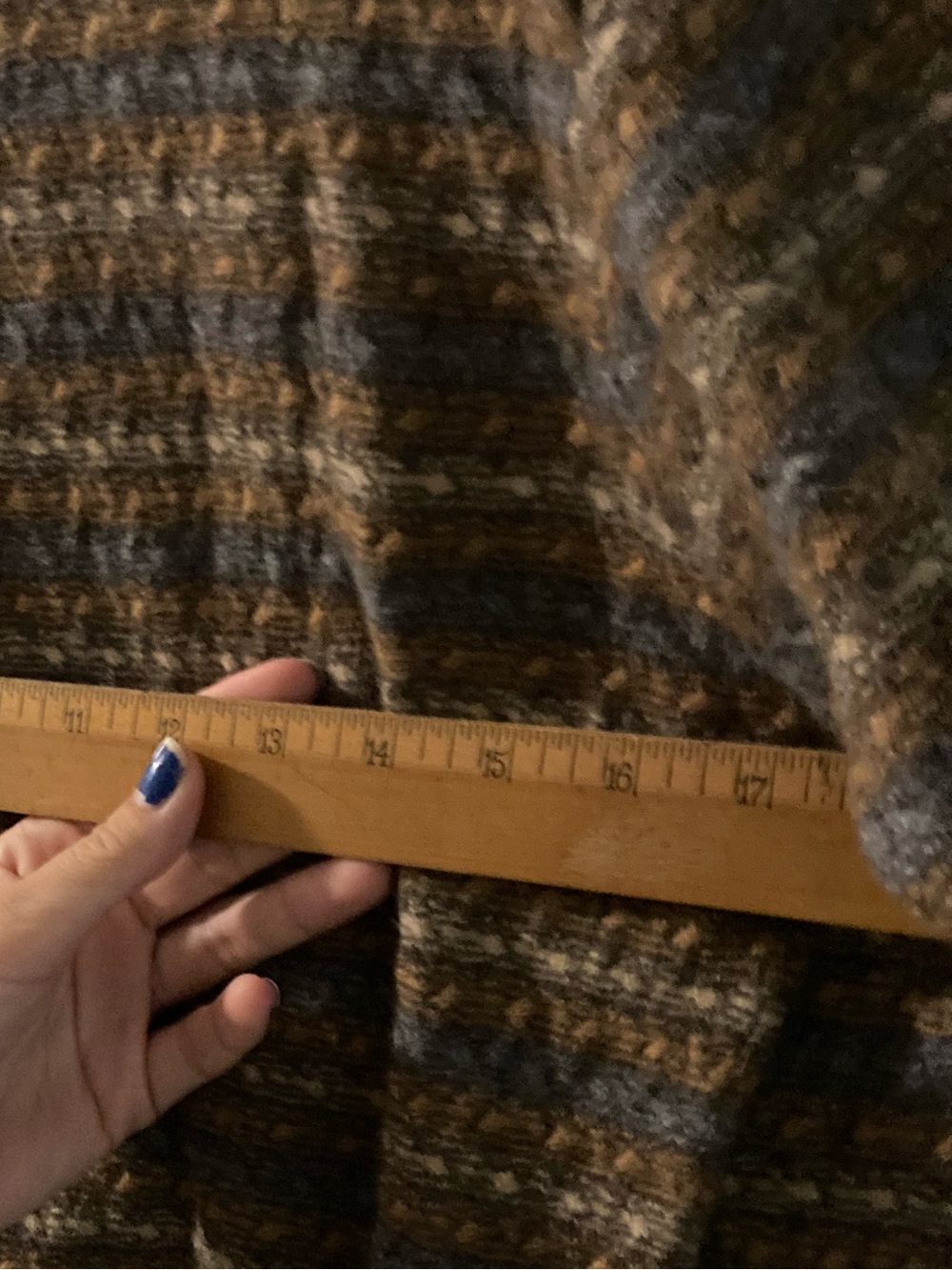 Patterned fine wool sweater - Picture 4 of 5